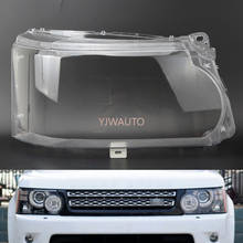 Lente do farol do carro para land rover range rover sport 2010 2011 2012 2013 substituição carro auto escudo capa 2024 - compre barato