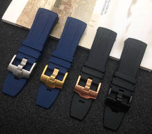 27mm black blue Rubber Watch Band For AP strap For Oak Concept 26589 26560IO.OO.D002CA.01.A Watchband Replace watchband tools 2024 - buy cheap