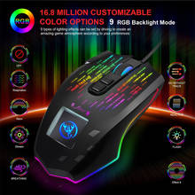 Gaming Mouse with Touch-Screen Display 6400DPI RGB Backlight Gamer Mice For PC Gaming laptop Mouse Accessories 2024 - buy cheap
