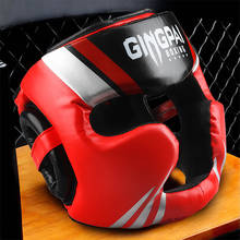 2020 Professional Adult Men Women Kick Boxing Sanda MMA Head Protector MMA Helmet Muay Thai Boxing Taekwondo Karate Gear Guard 2024 - buy cheap