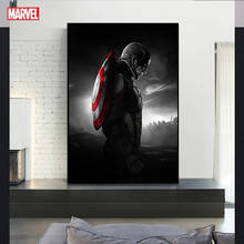 Póster de superhéroe de Marvel, pintura de Iron Man, Capitán América, personajes de películas de acción, arte de pared, decoración del hogar para habitación de niños, juguete de regalo 2024 - compra barato