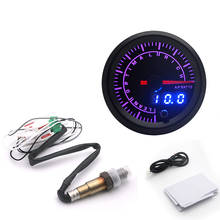 52mm 7 Colors LED Car Auto Air Fuel Ratio Gauge   With Narrowband O2 Oxygen Sensor Car Gauge Fit for 12V Car OEM: 0258006028 2024 - buy cheap