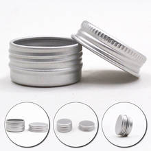 Refillable Containers Aluminum Empty Cosmetic Cans Screw Jar Portable Travel Tin Packing Box Makeup Cream Hair Wax Case 8 Sizes 2024 - buy cheap