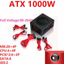 New Original PSU For Water Cooled Seiko Full Module Game Mute Power Supply Rated 1000W Peak 1450W Power Supply ATX 1000W 2024 - buy cheap