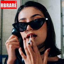 RBRARE 2021 Cat Eye Shade For Women Fashion Sunglasses Brand Woman Vintage Triangular Cateye Glasses Sexy Retro Leopard Oculos 2024 - buy cheap