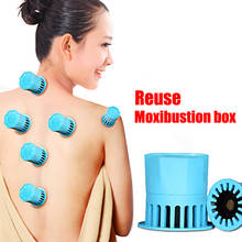 SHARE HO Reuse Moxa Box Moxibustion Roll Stickers Heating Therapy Acupuntura Points Moxa Burner Warm Meridian Chinese Medicine 2024 - buy cheap