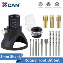 XCAN Rotary Tools Dedicated Locator Set Grinding Locator with Twist Drill Bit Wood Rotary Files Power Tools Accessories 2024 - buy cheap