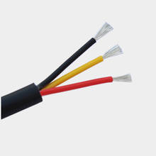 2464 Cable de envoltura de 3 núcleos 28,26,24,22,20,18,16AWG a través de la Línea de Control de señal de producción de extrusión de PVC con cobre estañado 10m 2024 - compra barato