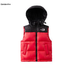 OASHTH children's winter new children's down jacket vest boys and girls lightweight outer wear vest 2024 - buy cheap