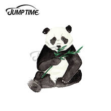 JumpTime 13 x 4.2cm For Panda Car Decal Interesting Cute Car Stickers Funny Graffiti Sticker Vinyl Material For JDM SUV 2024 - buy cheap