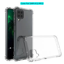 Shockproof Cases For Samsung Galaxy A12 5G A125F A 12 6.5" Fundas Coque Transparent Soft Silicone Cover Samsung M12 Clear Bumper 2024 - buy cheap