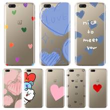 For One Plus 7 7 Pro 6 6T 5 5T 3 3T Lite Phone Case Silicone Cute Heart Back Cover For OnePlus 7 7 Pro 6 6T 5 5T 3 3T Case 2024 - buy cheap