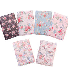 Fashion Floral Print Men Women PU Leather Waterproof Travel Passport Holder Portable Document ID Bank Card Cover Case Organizer 2024 - buy cheap
