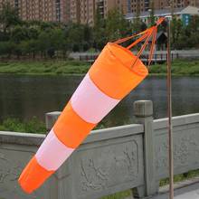 NEW Outdoor Aviation Windsock Bag Rip-stop Wind Measurement Weather Vane Reflective Belt Wind Monitoring Toy Kite 80/100CM 2024 - buy cheap