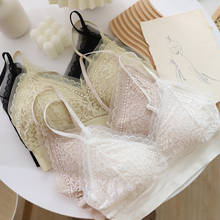 Beautiful Spaghetti straps Seamless bras women Underwear Wire-Free bras summer sexy lace bralette women YF190890 2024 - buy cheap
