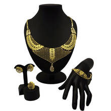 bridal jewelry set super quality african big  jewelry sets wedding costume jewellery fine necklace 2024 - buy cheap