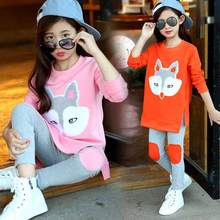 2019 New Baby Girls Clothing Sets Autumn Costume for Girls Clothes Cartoon Clothing Long Sleeve Children Clothing for Girls 2024 - buy cheap