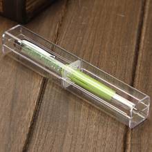 Caja de plástico transparente para bolígrafos, caja de embalaje para bolígrafos de cristal, regalo promocional, 1 unidad 2024 - compra barato