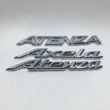 For Mazda Axela Atenza Emblem Badge Logo Rear Trunk sticker decal For Mazda 2 3 6 MS3 M6 Mazdaspeed JDM cx-5 2024 - buy cheap