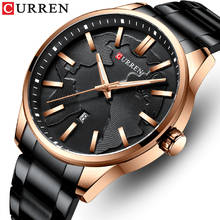 Reloj CURREN para hombre, marca superior, cuarzo de lujo, relojes de moda para hombre, reloj deportivo resistente al agua, reloj masculino de negocios, erkek kol saati 2024 - compra barato