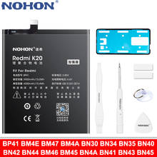 NOHON BP41 BM4E BM47 BM4A BN30 BN34 BN35 BN40 BN42 BN44 BM46 BM45 BN4A BN41 BN43 BN45 Battery For Xiaomi POCOPHONE F1 Redmi K20 2024 - buy cheap