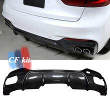 CF Kit  Carbon Fiber Rear Diffuser For BMW F16 X6 M-Tech Rear Lip Bumper Car Styling 2024 - buy cheap