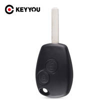 KEYYOU 20x For Renault Modus Clio 3 Twingo New Replacement 2 Button Key Fob Remote Shell Case Uncut Blade 2024 - buy cheap
