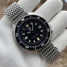 Relógio de pulso mecânico para homens, relógio em aço inoxidável, pulseira de 1970 m para mergulho 2024 - compre barato