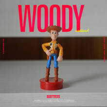 Disney-figuras de acción de Toy Story, 24 unidades, 6CM, modelo de adorno de woody, vaquero occidental, decoración DIY, adorno para pastel 2024 - compra barato