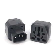 Conector de alimentación IEC 320 C14 UPS, 10A, 250V, adaptador de corriente Universal hembra AU/US/UK/EU a C14 macho 2024 - compra barato