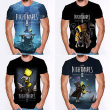 2021 New Summer Men Little Nightmares 2 T Shirts Unisex Short Sleeves 3D Tshirts Camiseta womens Cartoon T-shirt Tops 2024 - buy cheap