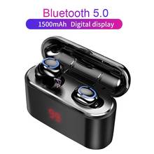 HBQ TWS True Bluetooth 5.0 Earphone Wireless Headphons Sport Handsfree Earbuds 3D Stereo Gaming Headset with Mic Charging Box 2024 - buy cheap