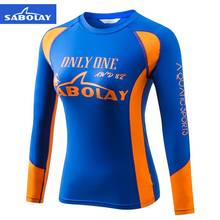 wear rashguard swim shirts anti uv long sleeve swim top womens rash tops upf50 lycra wetsuit couple swimsuit 2024 - buy cheap