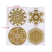 7 Chakra Geometric Copper Energy Tower Orgonite Stickers Flower Life Tree Pyramid Epoxy Resin Material Jewelry Making 2024 - buy cheap