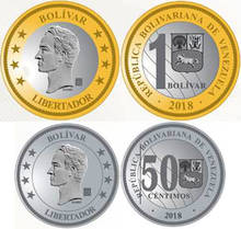 Venezuela conjunto de moedas originais 2018 autênticos, novo conjunto de moedas colecionáveis unc, 100% 2024 - compre barato
