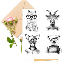 Alpaca / Sheep / Bear Clear Stamps For DIY Scrapbooking Card Making Silicone Stamps Fun Decoration Supplies 2024 - buy cheap
