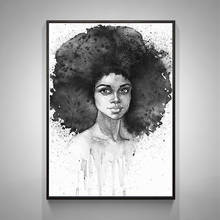 Black White Abstract Woman Diamond Painting 5D DIY Full Square Drill Mosaic Africa Girl Diamond Embroidery Home Room Decor 2024 - buy cheap