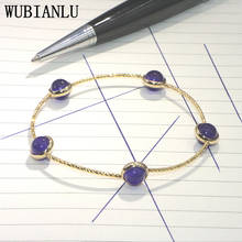 WUBIANLU New 8mm Jaspers Opal Quartz Beads Jewelry Bracelet For Women Bangles For Girls In Charm & Link Bracelets 6 Style 2024 - buy cheap