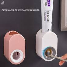 Автоматический выдавливатель зубной пасты, держатель для зубной пасты, легко отжимается, настенный держатель для ванной комнаты 2024 - купить недорого