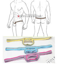 Mens Jockstrap G String Thongs Sexy Micro Gay Briefs Underwear Enlargement Cockring Male Erotic Lingerie Penis Ring Jock Strap 2024 - buy cheap