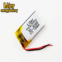 3.7v bateria de lítio polímero 031525 301525 110mah mp3 mp4 bluetooth headset 2024 - compre barato