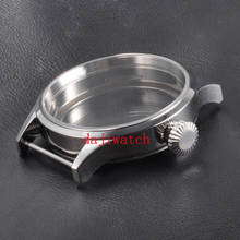 SS polished 43mm sapphire glass housing with 6497/6498 movement adjustment 2024 - buy cheap