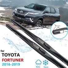 Car Wiper Blade for Toyota Fortuner SW4 2016~2020 AN150 AN160 Front Windscreen Windshield Wipers Car Accessories 2017 2018 2019 2024 - buy cheap