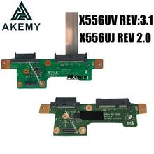 Akemy placa hdd para For Asus x556u x556uv x556uj x556uv x556ub x556ub x556ua x556uf placa de disco rígido rev: 3.1 rev 2.0 100% testado navio rápido 2024 - compre barato