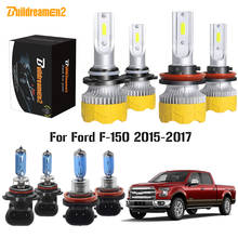 Buildreamen2-faro delantero LED para coche, luz halógena de haz Alto y Bajo, H11 9005, 12V, blanco, para Ford F-150, F150, 2015, 2016, 2017, 4 Uds. 2024 - compra barato