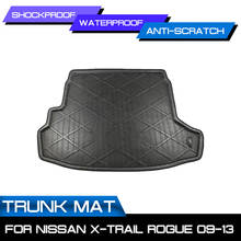 Car Rear Trunk Boot Mat Waterproof Floor Mats Carpet Anti Mud Tray Cargo Liner For Nissan X-Trail Rogue 2009 2010 2011 2012 2013 2024 - buy cheap