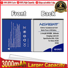 Hsabat 0 ciclo 3000mah he365 bateria para nokia 1 plus ta-1130 1123 1127 1111 acumulador de substituição de alta qualidade 2024 - compre barato
