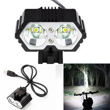 Bicycle Flashlight USB Rechargeable 4-Modes CREE XM-L T6 Headlight Cycling Ultra Bright 6000LM LED Waterproof Lamp Bike Lantern 2024 - buy cheap