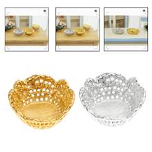 Mini cesta de frutas en miniatura para casa de muñecas, cuenco de cocina, contenedor de alimentos, modelo de juguetes para decoración del hogar, juego para hacer 1/12 2024 - compra barato