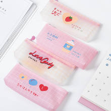 1 Pcs Kawaii Pencil Case Girl heart ins net red School Pencil Box Pencilcase Pencil Bag School Supplies Stationery 2024 - buy cheap